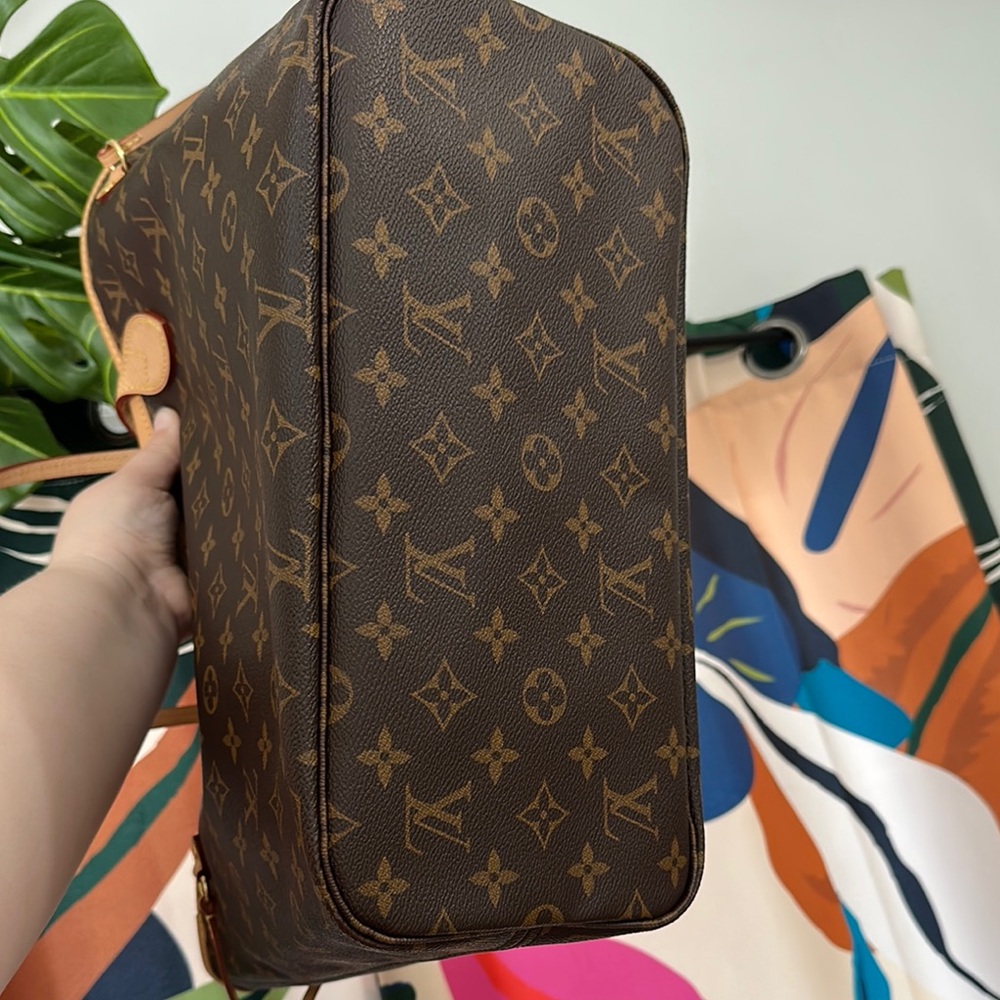 Louis Vuitton Neverfull MM monogram WITH POUCH and organizer insert AUTHENTIC - Picture 6 of 13